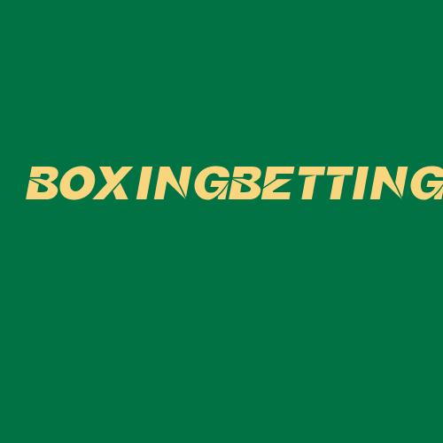 Logo da BOXINGBETTING