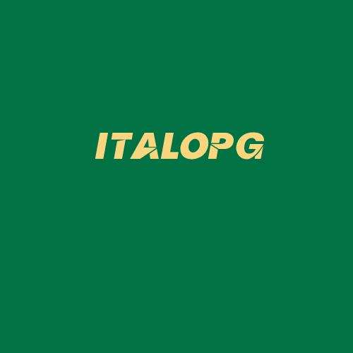 Logo da ITALOPG