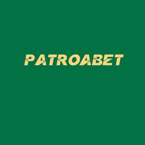 Logo da PATROABET